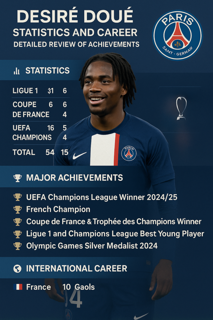 Desire doue Statistics 